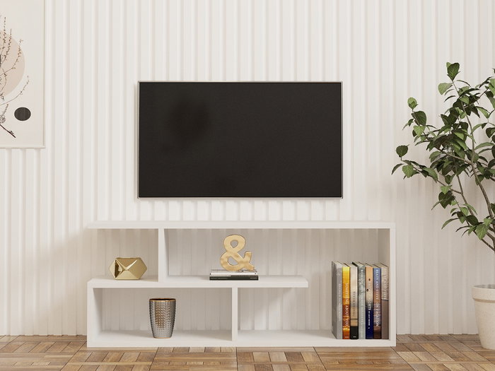Hanah Home Soporte para TV Escandinavo Blanco